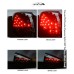AUTO LAMP - PORSCHE CAYENNE STYLE LED TAILLIGHTS (BLACK EDITION) FOR HYUNDAI TUCSON IX35  2009-13 MNR